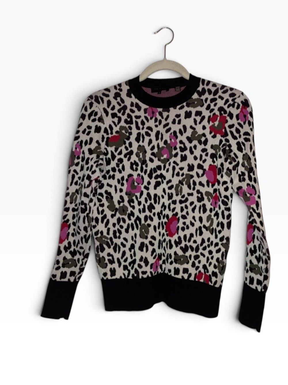 Like New Ted Baker Wilderness Embroidered Jumper Sz 1